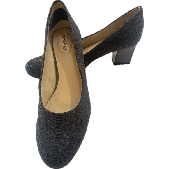 Talbots High Heels Pumps gray Blue women’s Size 8.5 - Picture 1 of 7